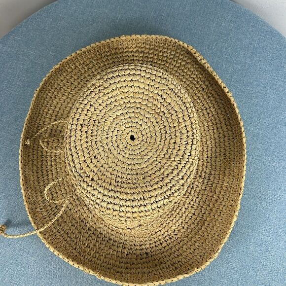 The Scala Collection Woven Straw Hat With A Bow One Size - Picture 3 of 5
